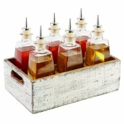 Bordscaddy Vintage,27x17x10 Cm, Vit