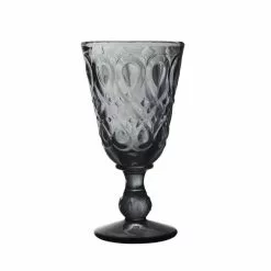 Lyonnais Vinglas, Droppmönster, Antracitgrå, 23cl, 6st/fp