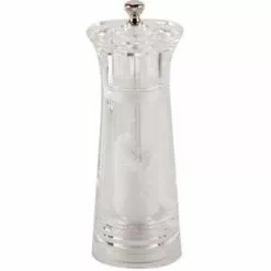 Salt/Pepper Mill Acrylic Ceramic Grinder, 6st/fp