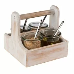 Vintage Bordscaddy, 15,5x15,5cm