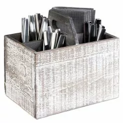 Vintage Bordscaddy Med Handtag, 25,5x15,5cm